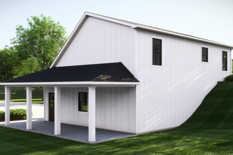 Home Plan - Exterior - Rear Elevation for Country House Plan #1064-289 - 2 bed, 1.5 bath