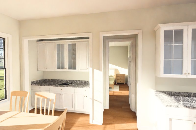 Architectural House Design - Interior - Kitchen 2 for Farmhouse House Plan #513-2428 - 4 bed, 2.5 bath