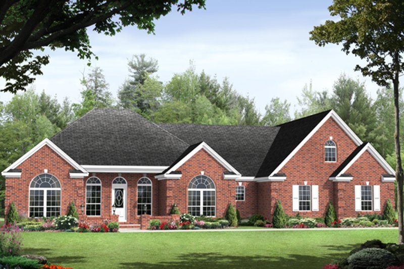 Home Plan - European Exterior - Front Elevation Plan #21-478
