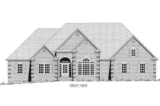 Exterior - Other Elevation for European House Plan #437-31 - 3 bed, 3 bath