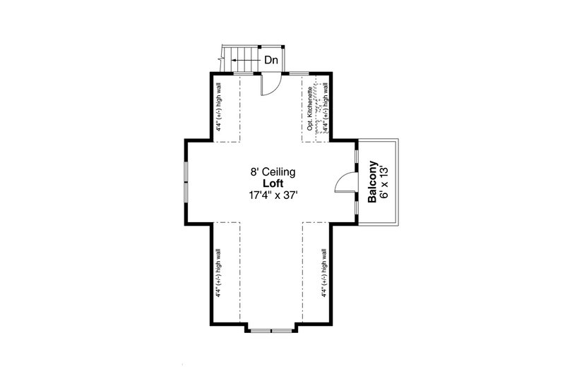 House Blueprint - Floor Plan - Upper Floor for Traditional House Plan #124-896, 0 bath
