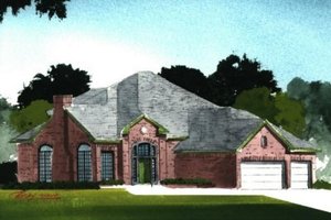 Traditional Exterior - Front Elevation Plan #65-362