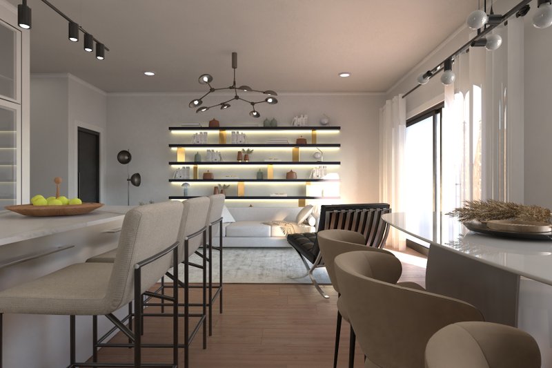 House Plan Design - Interior - Dining Room 1 for Modern House Plan #1064-321 - 3 bed, 2.5 bath