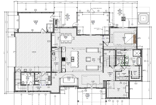 Dream House Plan - Farmhouse Floor Plan - Main Floor Plan #1075-22