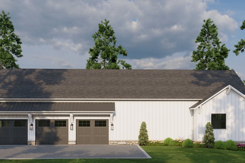 House Design - Exterior - Other Elevation for Farmhouse House Plan #923-419 - 3 bed, 3.5 bath
