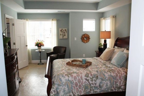Interior - Master Bedroom for Craftsman House Plan #20-2325 - 4 bed, 3.5 bath