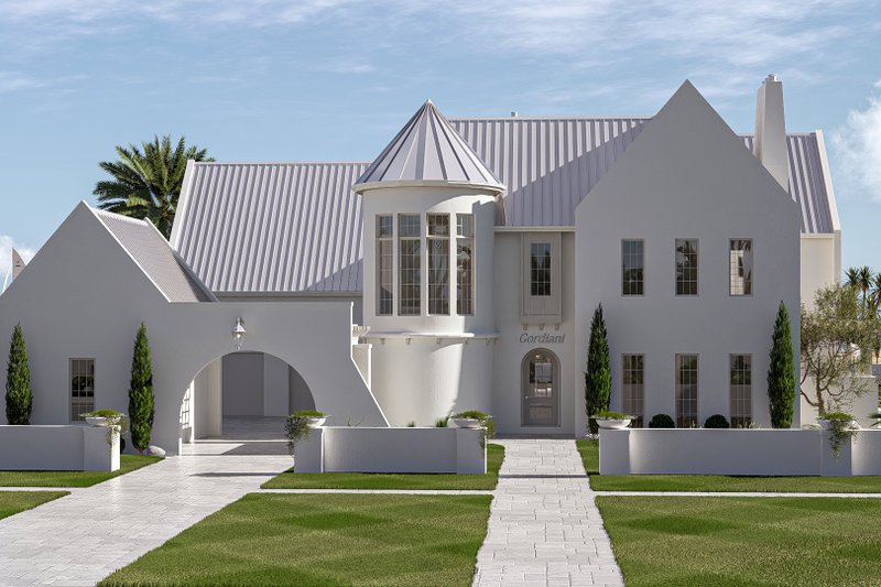 Dream House Plan - Exterior - Other Elevation 3 for Beach House Plan #455-810 - 5 bed, 7 bath