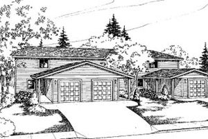 Traditional Exterior - Front Elevation Plan #60-587