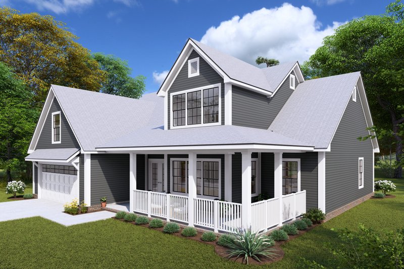 Home Plan - Exterior - Other Elevation for Farmhouse House Plan #513-2241 - 4 bed, 2.5 bath