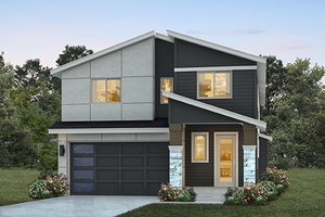 Contemporary Exterior - Front Elevation Plan #569-63
