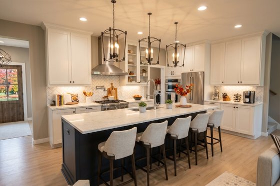 Interior - Kitchen 2 for Modern House Plan #51-1516 - 3 bed, 2.5 bath