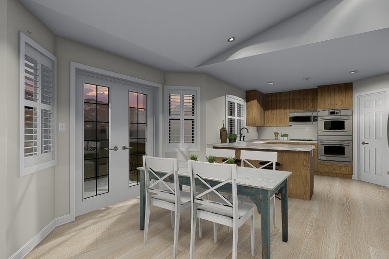 Architectural House Design - Interior - Dining Room for Traditional House Plan #1060-63 - 3 bed, 2.5 bath