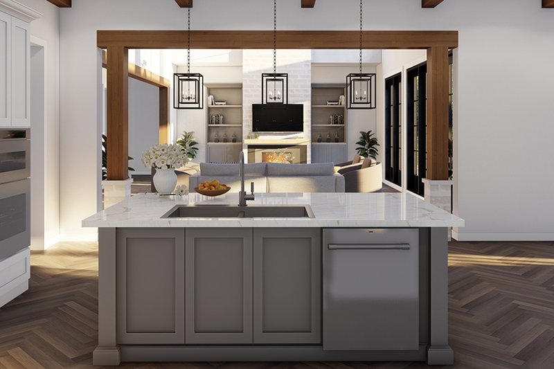 Home Plan - Interior - Kitchen 2 for European House Plan #923-312 - 4 bed, 4.5 bath