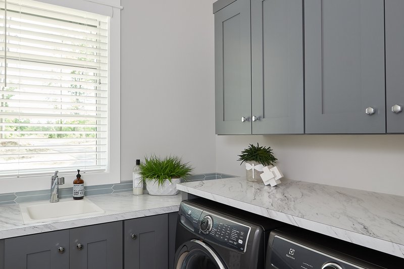 Architectural House Design - Interior - Laundry for Modern House Plan #928-395 - 4 bed, 4.5 bath