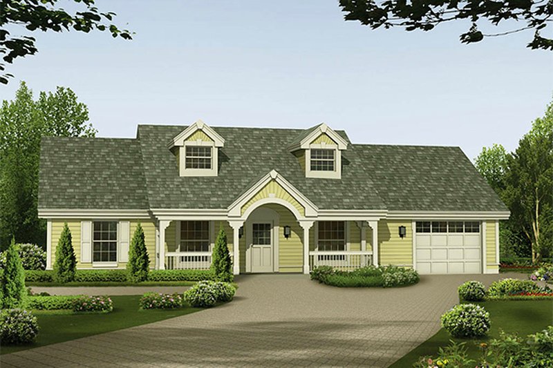 House Design - Ranch Exterior - Front Elevation Plan #57-331