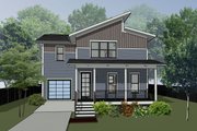 Modern Style House Plan - 3 Beds 2.5 Baths 1744 Sq/Ft Plan #79-367 