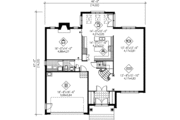 Traditional Style House Plan - 4 Beds 2.5 Baths 2684 Sq/Ft Plan #25-2268 