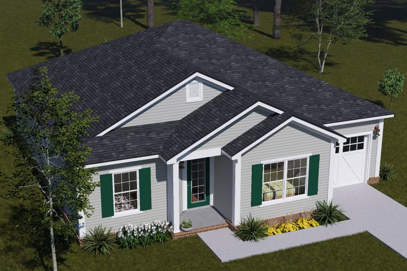 Architectural House Design - Exterior - Other Elevation 6 for Modern House Plan #513-2469 - 3 bed, 2 bath