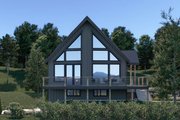 Cottage Style House Plan - 3 Beds 2 Baths 1424 Sq/Ft Plan #1070-57 