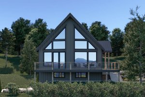 Cottage Exterior - Front Elevation Plan #1070-57