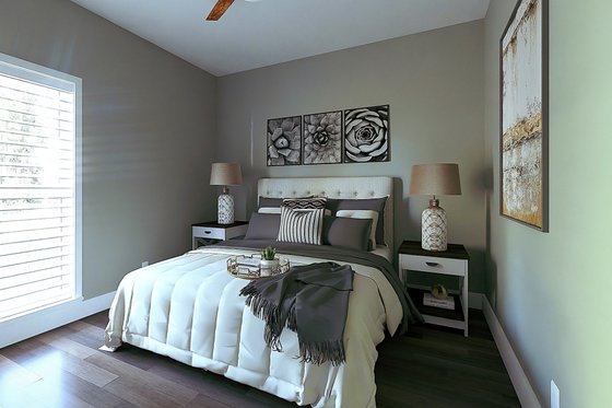 Exterior - Front Elevation 4 for Farmhouse House Plan #44-281 - 4 bed, 3 bath