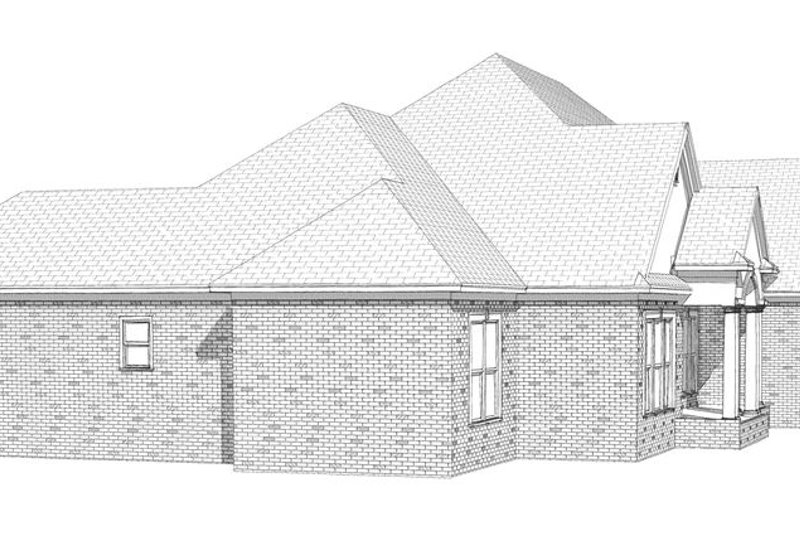 Dream House Plan - Exterior - Other Elevation 1 for Traditional House Plan #63-197 - 4 bed, 2.5 bath