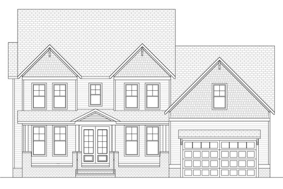 Exterior - Front Elevation 1 for Craftsman House Plan #1080-31 - 5 bed, 4.5 bath