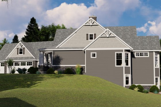 Exterior - Other Elevation for Ranch House Plan #1064-89 - 2 bed, 3.5 bath