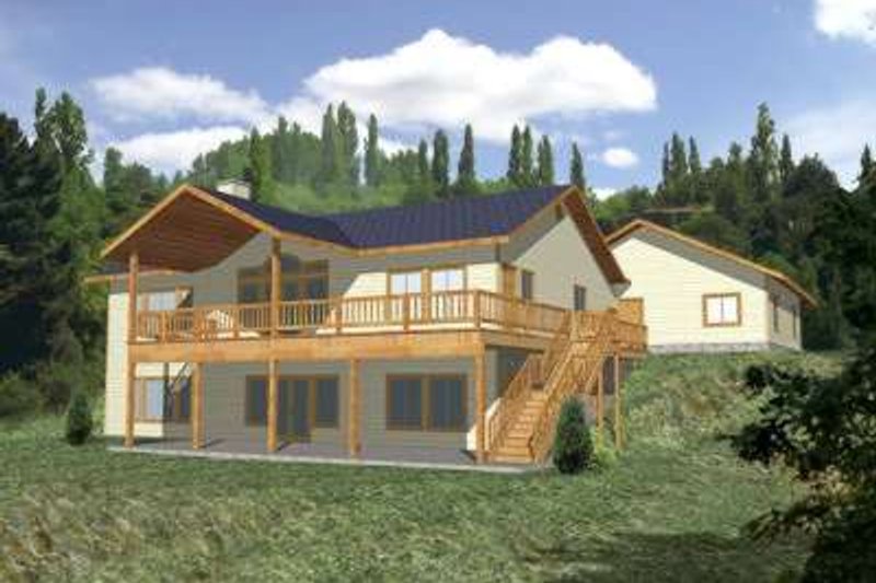 Dream House Plan - Modern Exterior - Front Elevation Plan #117-351