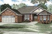 Traditional Style House Plan - 3 Beds 2 Baths 1758 Sq/Ft Plan #17-160 