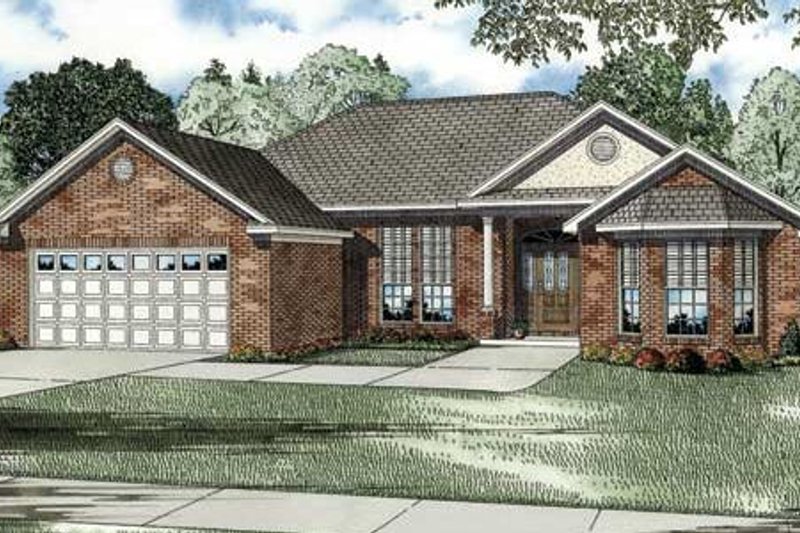 House Plan Design - Exterior - Front Elevation 3 for Traditional House Plan #17-160 - 3 bed, 2 bath