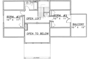 House Plan - 3 Beds 2.5 Baths 1713 Sq/Ft Plan #117-387 