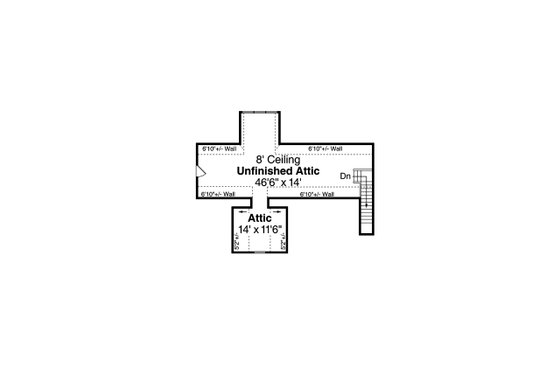 Floor Plan - Upper Floor for Craftsman House Plan #124-1238 - 3 bed, 3 bath