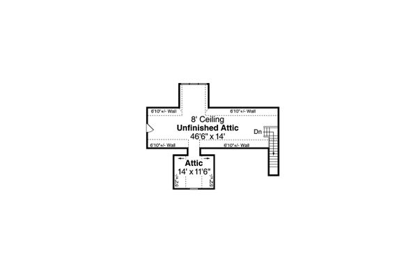 Home Plan - Craftsman Floor Plan - Upper Floor Plan #124-1238