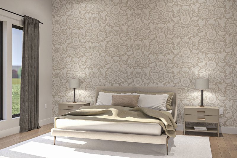 House Plan Design - Interior - Master Bedroom for Barndominium House Plan #455-334 - 3 bed, 2.5 bath