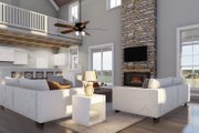 Farmhouse Style House Plan - 4 Beds 4.5 Baths 4065 Sq/Ft Plan #923-375 