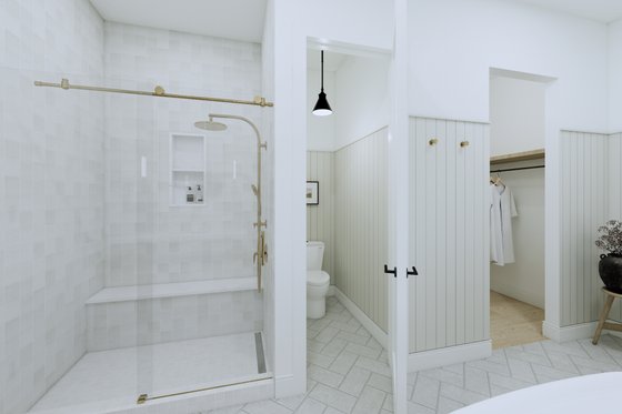 Interior - Master Bathroom for European House Plan #1114-28 - 3 bed, 2.5 bath