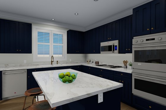 Interior - Kitchen 2 for Traditional House Plan #1060-67 - 3 bed, 2 bath
