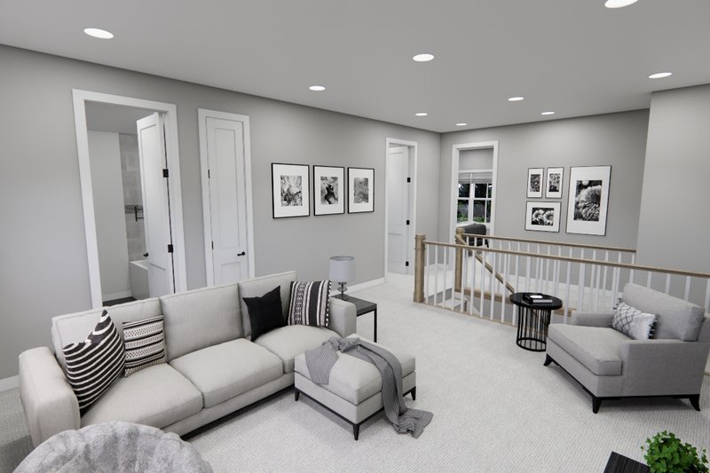 Architectural House Design - Interior - Other 1 for Farmhouse House Plan #51-1270 - 4 bed, 3.5 bath