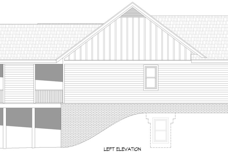 Dream House Plan - Exterior - Other Elevation for Craftsman House Plan #932-1029 - 4 bed, 4 bath