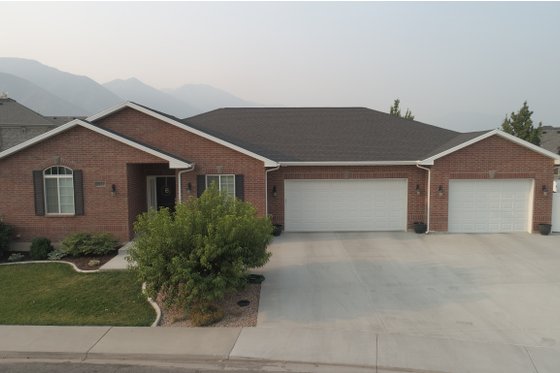 Exterior - Front Elevation 6 for Ranch House Plan #1060-27 - 6 bed, 4.5 bath