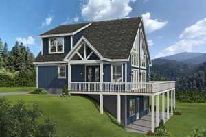 Traditional Exterior - Front Elevation Plan #932-474