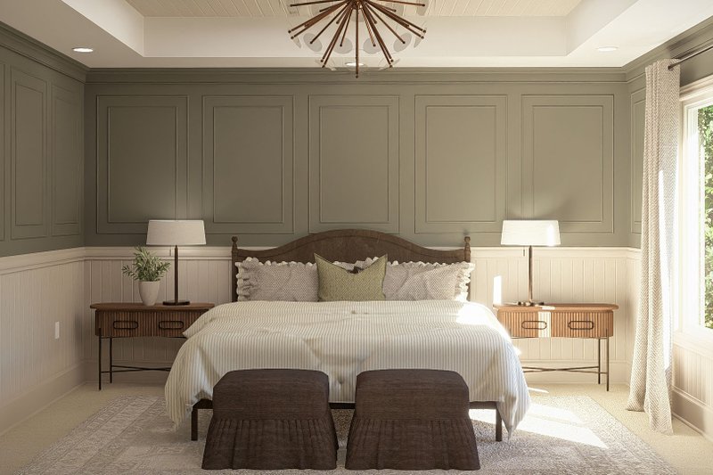 Architectural House Design - Interior - Master Bedroom for Tudor House Plan #455-763 - 3 bed, 2.5 bath