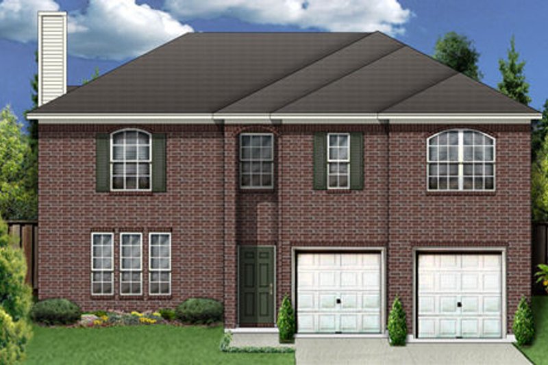 Architectural House Design - Traditional Exterior - Front Elevation Plan #84-352