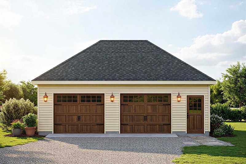 Home Plan - Traditional Exterior - Front Elevation Plan #22-455