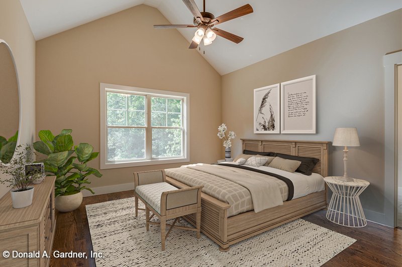 House Design - Interior - Master Bedroom for Farmhouse House Plan #929-1044 - 3 bed, 2 bath