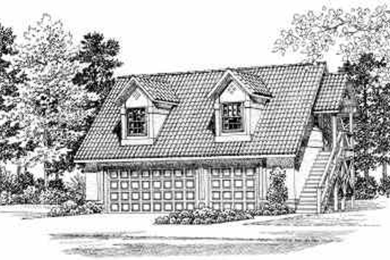 Home Plan - Traditional Exterior - Front Elevation Plan #72-285