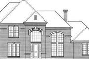 Traditional Style House Plan - 4 Beds 4.5 Baths 4225 Sq/Ft Plan #141-109 