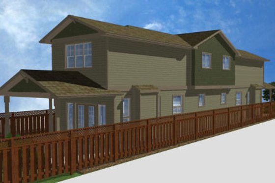 Exterior - Other Elevation for Traditional House Plan #126-157 - 3 bed, 2.5 bath