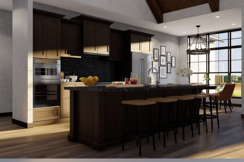 House Design - Interior - Kitchen 1 for European House Plan #17-2523 - 4 bed, 2.5 bath